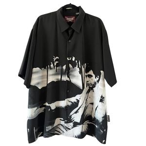 Vintage‎ Dragonfly Monster Series Scarface Button-Up Shirt